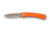 Knives of Alaska Featherlight Hunter D2 Serrated Knife, G-10 Handle w/ Clip, Hunters Orange, 00451FG