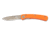 Knives of Alaska Featherlight Hunter D2 Serrated Knife, G-10 Handle w/ Clip, Hunters Orange, 00451FG