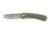 Knives of Alaska Featherlight Hunter Serrated Knife, G-10 OD Handle w/ Clip, Olive Drab, 00453FG