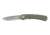 Knives of Alaska Featherlight Hunter Serrated Knife, G-10 OD Handle w/ Clip, Olive Drab, 00453FG
