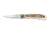 Knives of Alaska Jeager D2 Fixed Blade Knife, Stag Handle, Natural, 00115FG
