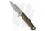 Knives of Alaska Legacy Fixed Blade Knife, 3.25in, D2, Drop Point Blade, G-10, OD Green Handle, OD Green/Dark Gray, 8.00 inch, BHQ-196930