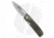 Knives of Alaska Onyx Folding Knife, 2.60in, CPM MagnaCut, Drop Point Blade, G-10, Black/OD Green Handle, Black/OD Green/Dark Gray, 6.75 inch, BHQ-221480