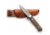 Knives of Alaska Legacy Fixed Blade Knife, 3.25in, CPM-S30V Stainless Steel, Drop Point Blade, G10, OD Green Handle, 00963FG