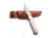 Knives of Alaska Legacy Fixed Blade Knife, 3.25in, CPM-S30V Stainless Steel, Drop Point Blade, Stag, Brown And White Sculpted Bone Handle, 00961FG