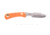 Knives of Alaska Muskrat / Cub Bear Combo Fixed Blade Knives, 2.25in / 2.75in, CPM-S30V Stainless Steel, Round Point/Caping Blade, Santoprene, Orange Handle, 00104FG