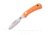 Knives of Alaska Muskrat / Cub Bear Combo Fixed Blade Knives, 2.25in / 2.75in, CPM-S30V Stainless Steel, Round Point/Caping Blade, Santoprene, Orange Handle, 00104FG