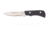 Knives of Alaska The Classic Hunter Fixed Blade Knife, 3.75in, CPM MagnaCut Stainless Steel, Drop Point Blade, Santoprene, Black Handle, 00050FG