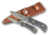Knives of Alaska Trekker Elk Hunter Cub Combo D2 Knives, Suregrip Handle, Black 00198FG