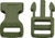 Knotty Boys Hard Plastic Buckle- 100-Piece, OD Green, 1 1/2in. x 3/4in. KYCPOD
