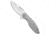 Koenig Arius Folding Knife, 3.50in, Bohler M390 Stainless Steel, Drop Point Blade, Titanium, Blue/Gray Handle, BB/Patterned, Blue/Gray/Gray, 8.50 inch, BHQ-205432