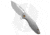 Koenig Mini Arius Flipper Folding Knife, 3.00in, Bohler M390 Stainless Steel, Drop Point Blade, Titanium Gray Handle, w/ Titanium, Gray/Gray, 7.25in, BHQ-217213