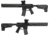 Krytac / KRISS USA War Sport Licensed LVOA-S M4 Carbine Airsoft AEG Rifle, 400 FPS, Black, Large, KTAEG-LVOAS-BK01