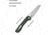 Kubey Elang. Green Micarta