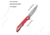 Kubey Mizo Linerlock Red