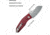 Kubey Monsterdog Linerlock Damascus KUB337F