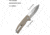 Kubey RDF Button Lock Tan
