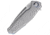 Kunwu Knives Orion II Folding Knife, 4.88in Closed, 3.38in Satin Elmax Steel Blade, Gray Titanium Handle, K701-3