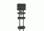 Kwikee Kwiver Kwikee Air - 2 Arrow Quiver - Curved - Black, K2AIRCBLK