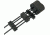 Kwikee Kwiver Kwikee Air - 2 Arrow Quiver - Curved - Black, K2AIRCBLK