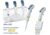 Labnet Excel Electronic Pipette, 1-10µl. Eight Channel P3608L-10