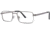 LAmy C By L'Amy 103 Progressive Prescription Eyeglasses - Frame Light Gunmetal, Size 54/18mm CYCBL10303