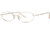 LAmy C by L'Amy 502 Single Vision Prescription Eyeglasses - Frame Gold, Size 50/17mm CYCBL50202