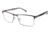 LAmy CU 1022 Eyeglass Frames - Frame GUNMETAL, Size 56/17mm CU102201