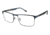 LAmy CU 1022 Eyeglass Frames - Frame NAVY-GUNMETAL, Size 55/17mm CU102203