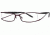LAmy LeafUS 1010 Bifocal Prescription Eyeglasses - Frame Magenta/Dark Grey, Size 52/16mm LYLEAFUS101004