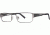 LAmy Marcel Single Vision Prescription Eyeglasses - Frame Matte Gunmetal, Size 54/16mm LYMARCEL02