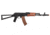 Lancer Tactical AKS-105 AEG Airsoft Rifle w/ Skeleton Foldable Stock, Black, LT-52S