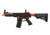 Lancer Tactical Enforcer Needletail Skeleton Crane Stock Low FPS, Black/Red, LT-29BACRL-G2-ME