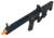 Lancer Tactical Enforcer Series Proline Night Wing Skeleton AEG Rifle, Black/Blue, LT-33BCN-G2-ME