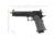 Lancer Tactical Knightshade Hi-Capa Gas Blowback Airsoft Pistol w/ Red Dot Mount, Black/Green, LTX-6BZ-M