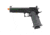 Lancer Tactical Knightshade Hi-Capa Gas Blowback Airsoft Pistol w/ Red Dot Mount, Black/Green, LTX-6BZ-M