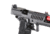 Lancer Tactical Knightshade Hi-Capa Gas Blowback Airsoft Pistol w/ Red Dot Mount, Black/Red, LTX-6BR-M