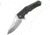 Lansky Responder, Black/Olive G-10 Handle, Plain LKN222