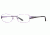 Laura Ashley Lou Lou SELA LOUL00 Single Vision Prescription Eyeglasses - Eggplant SELA LOUL005235 PU