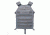 LBX Tactical Modular Plate Carrier Vest, Wolf Grey, Small LBX-0300-S-Wolf Grey