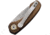 Leader Knives Fuga F101 Folding Knife, 3.38in Closed, 2.5in 4116 Stainless Blade, Walnut Handle, F101