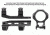 Leapers ACCU-SYNC 30mm Medium Pro 50mm / Offset Picatinny Rings AIR31850