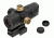 Leapers UTG ITA Red/Green T-Dot with QD Mount, Riser Adaptor, Black, 4.2in SCP-DS3840TDQ