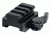 USED Leapers UTG 3-Slot QD Lever Mount Adaptor and Riser, Medium Profile, Black, MNT-RSQD403, EDEMO1