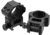 Leapers UTG ACCUSHOT 1in/2PCs High Profile Picatinny/Weaver Rings, Black, RGWM-25H4