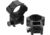 Leapers UTG ACCUSHOT 30mm/2PCs High Profile Picatinny/Weaver Rings, Black, RGWM-30H4