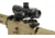 Leapers UTG Compact Prismatic 4X32 T4 Scope, 36-Color, Etched Glass Circle Dot Reticle, SCP-T4IECDQ