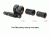 Leapers UTG Keymod Offset Flashlight Ring Mount, Matte Black RG-FL27KC