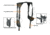 Leapers UTG Law Enforcement Horizontal Shoulder Holster, Left/Right Reversible, Black, PVC-H170B