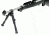 Leapers UTG New Gen Reinforced Clamp-on Bipod, Center Height 6.2-6.7in, _x000D_ TL-BP18S-A